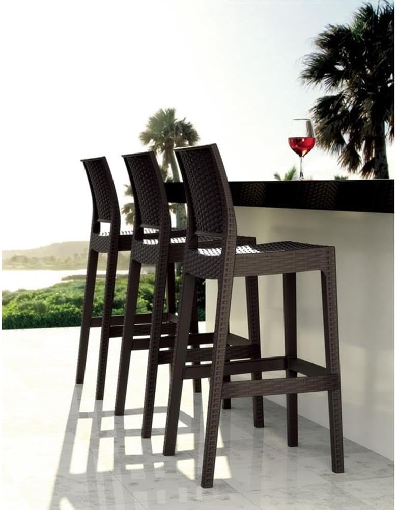 Stackable Resin Patio Stools