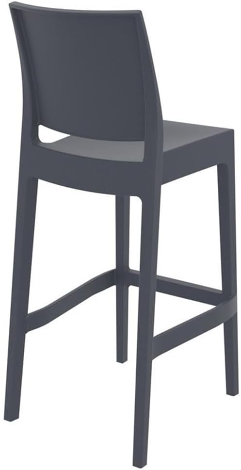 2 Dark Gray Maya Barstools