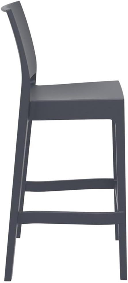2 Dark Gray Maya Barstools