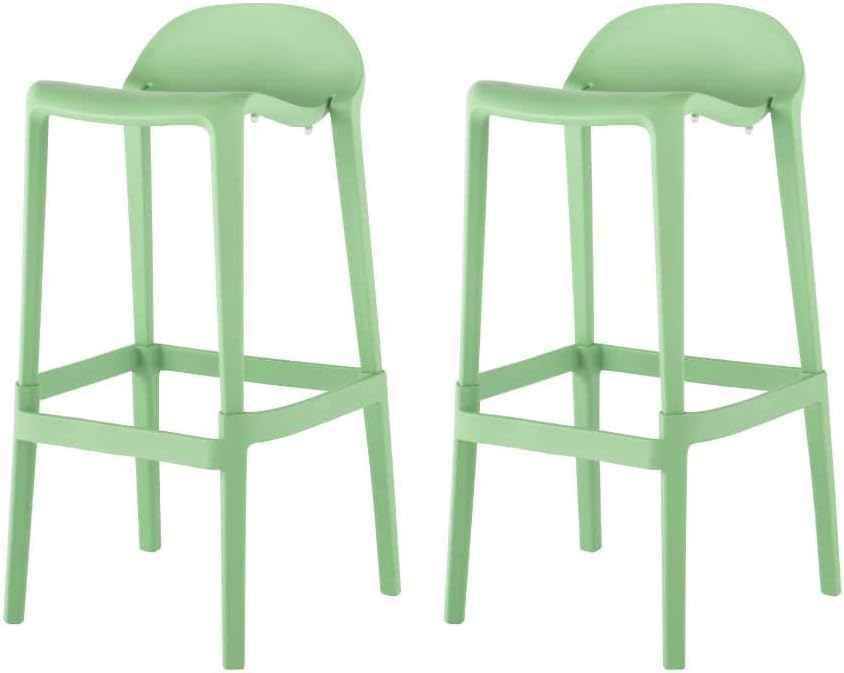 2 Mint Lagoon Joyous Barstools