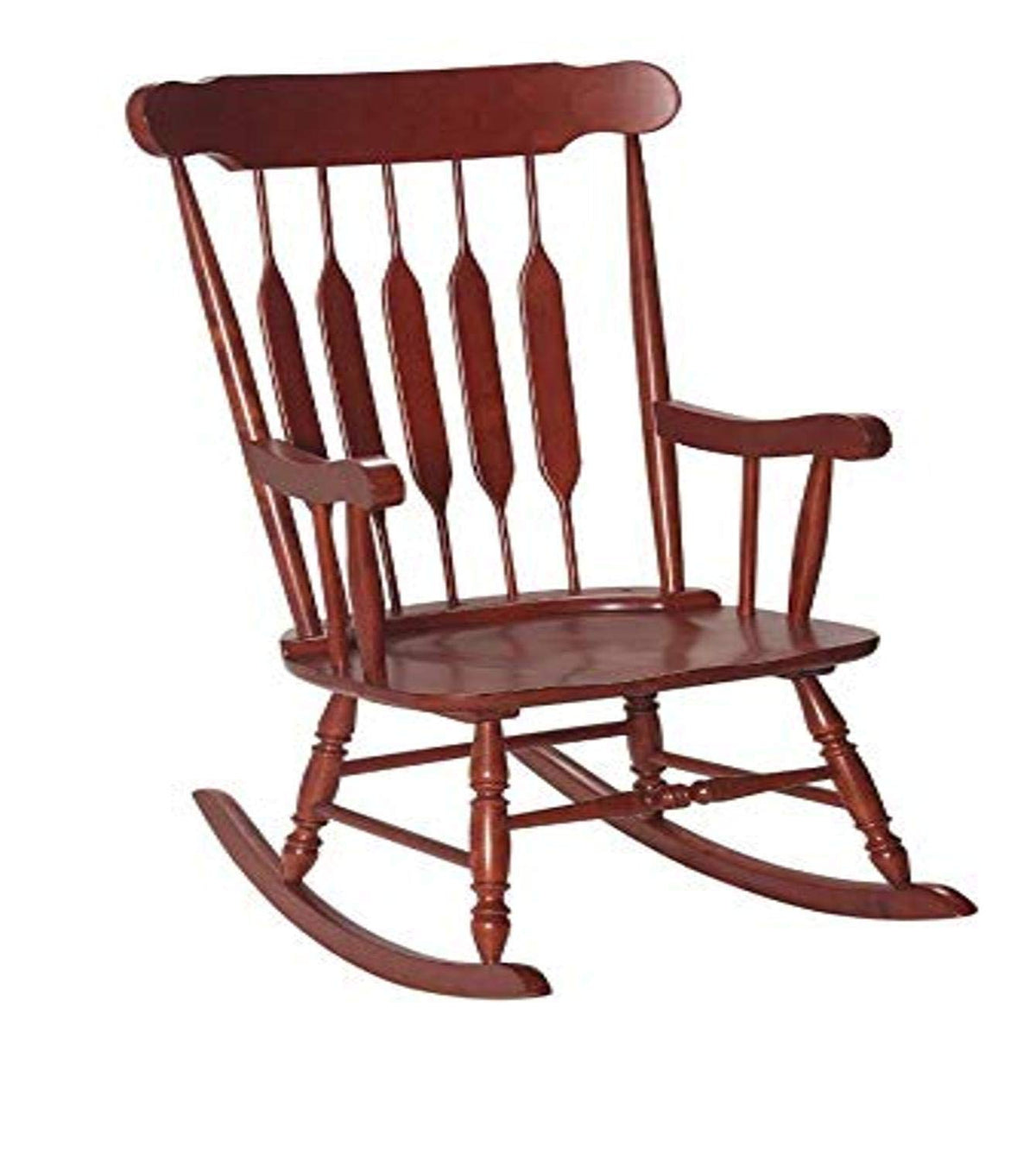 White Wooden Vintage Rocking Chair