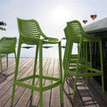 2 Tropical Green Compamia Air Bar Stools