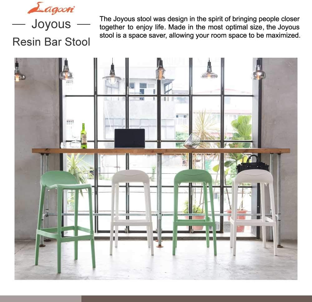 2 Mint Lagoon Joyous Barstools