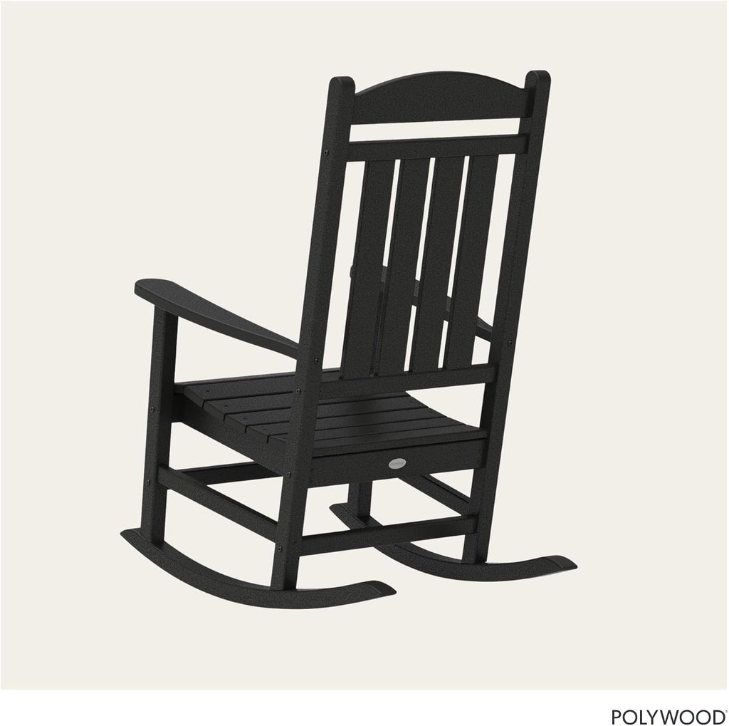 Black Presidential Rocking Chair