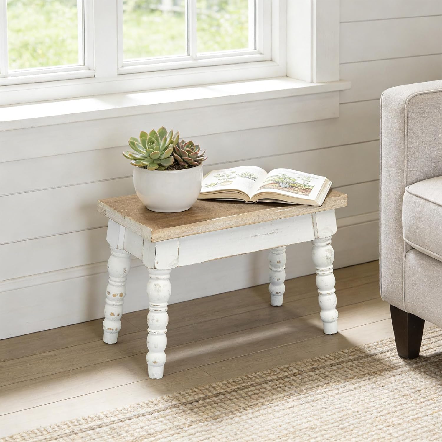Rustic Wood Farmhouse Plant Stand
