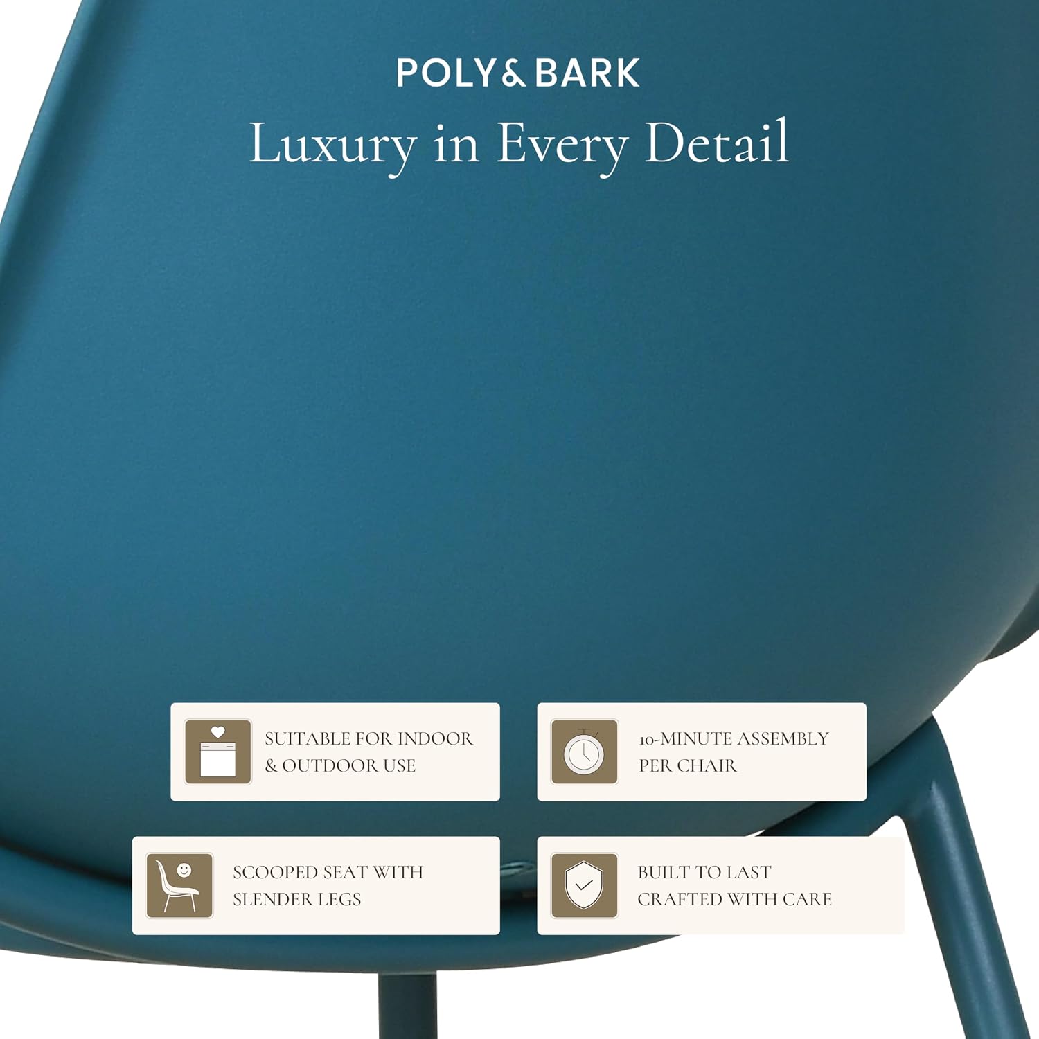 3 Ocean Teal Counter Bar Stools