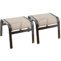 2 Pack San Diego Outdoor Ottoman Set