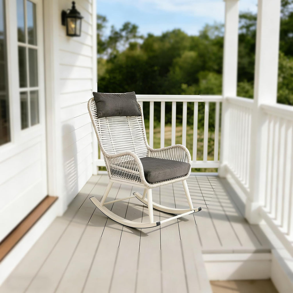 Indoor Outdoor Rocking Recliner Chair
