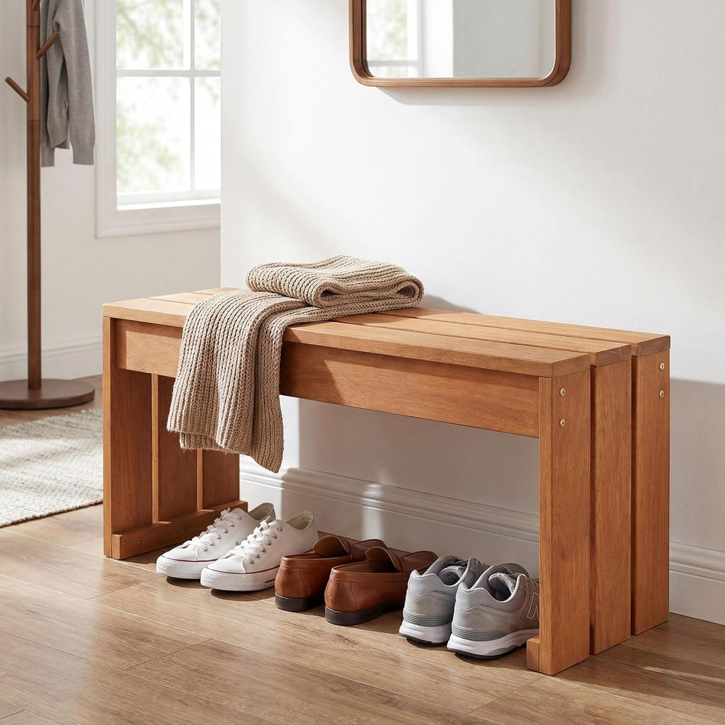 Solid Wood Outdoor Garden Bench