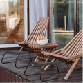 2 Pack New Brown Wicker Patio Ottoman