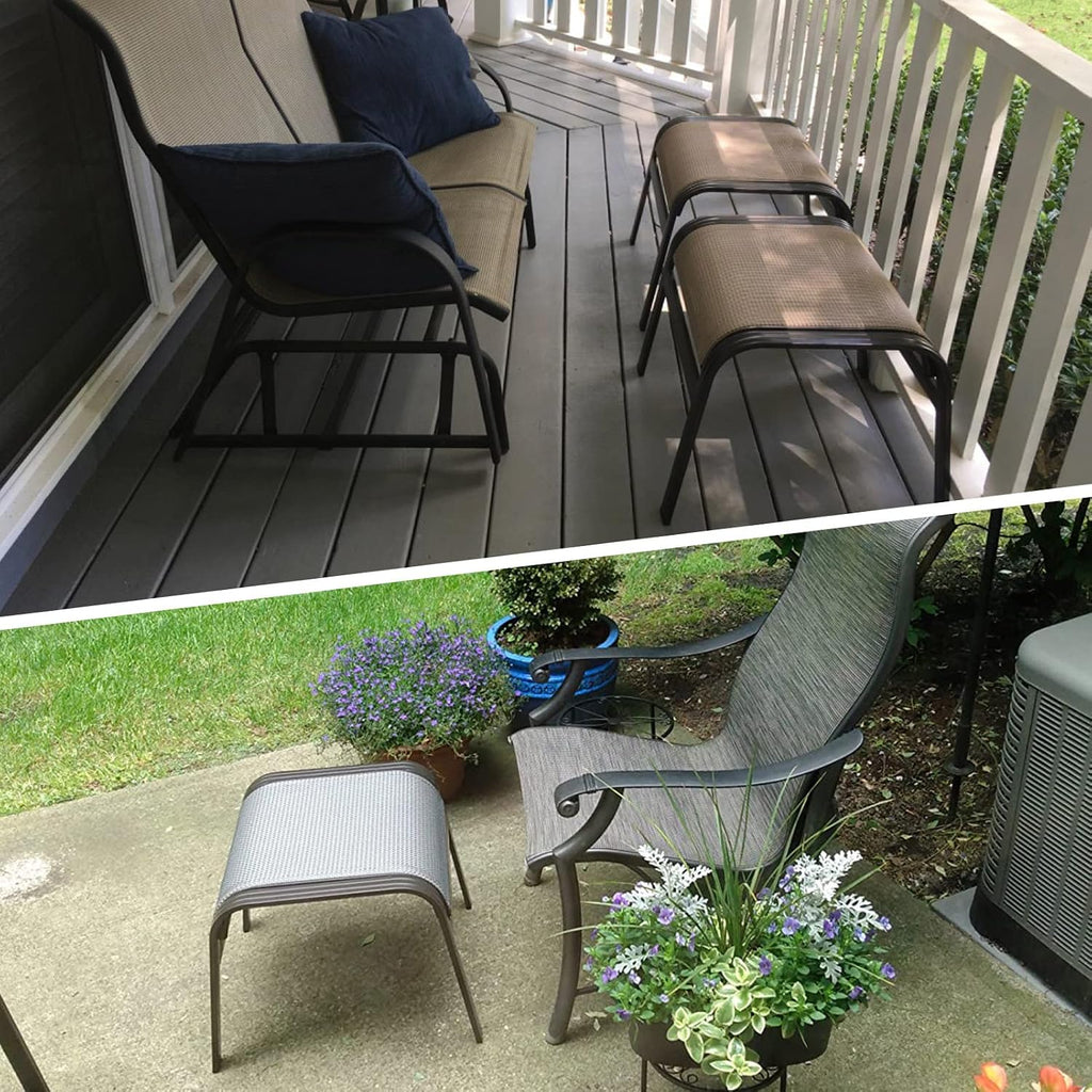 2 Pack San Diego Outdoor Ottoman Set